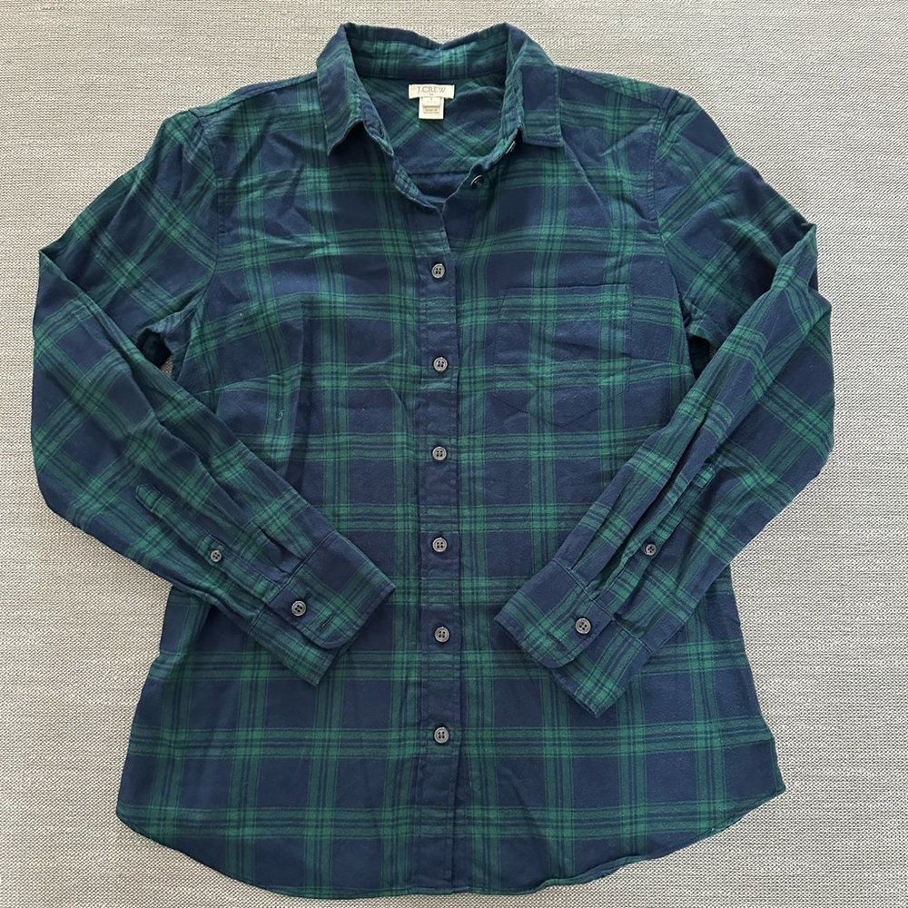 JCrew Flannel Button Down